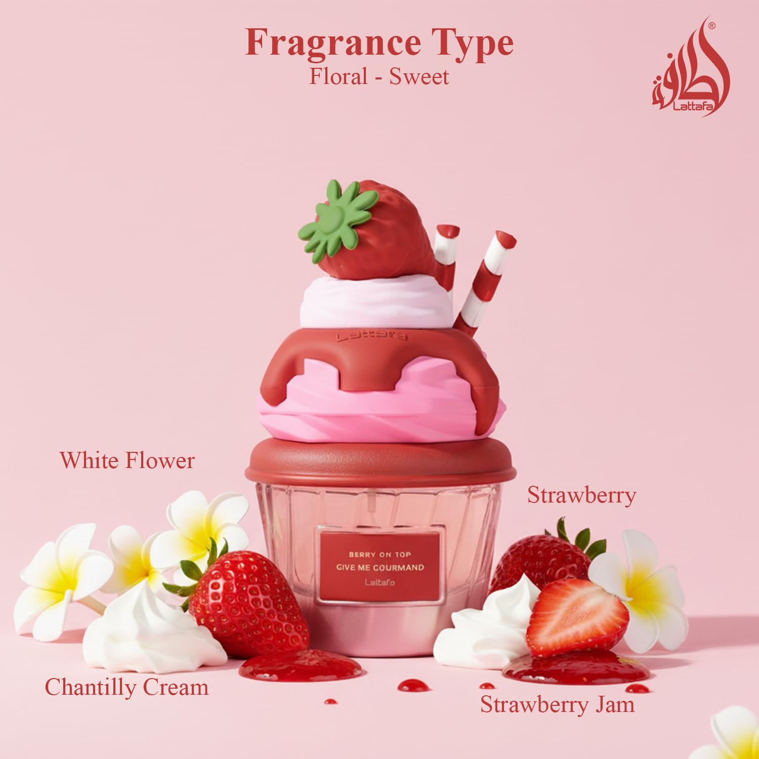 Lattafa Give Me Gourmand Berry On Top