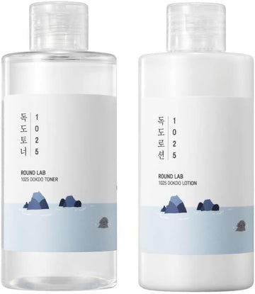 Round LAB Dokdo Toner 200ml and Dokdo Lotion