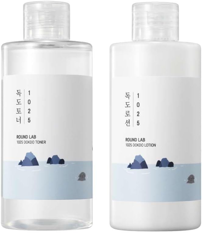 Round LAB Dokdo Toner 200ml and Dokdo Lotion