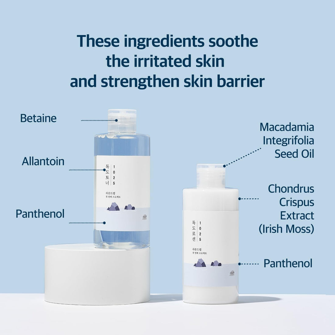 Round LAB Dokdo Toner 200ml and Dokdo Lotion